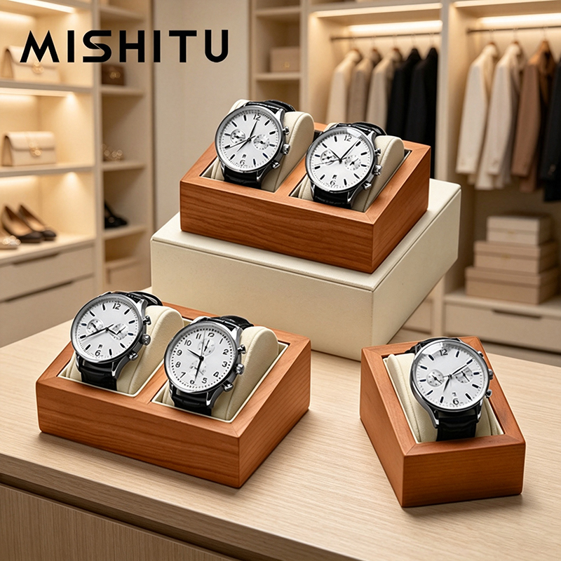 Jewelry Watches & Accessories - MISHITU Solid Wood Watch Storage Box