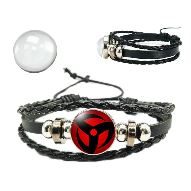 Anime Naruto Snap Weave Leathe - đánh giá và giá Leather Bracelet