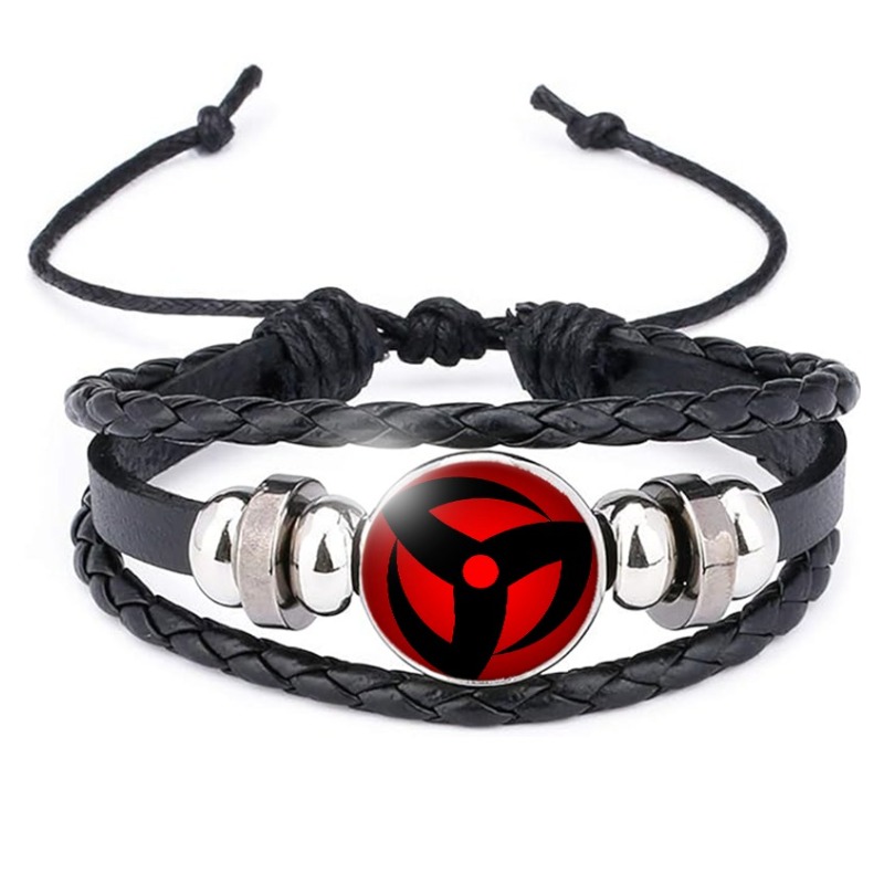 Anime Naruto Snap Weave Leathe - đánh giá và giá Leather Bracelet