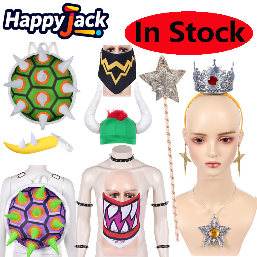 Bowser Jr Cosplay Scarf Mask A - đánh giá và giá Leather Bracelet