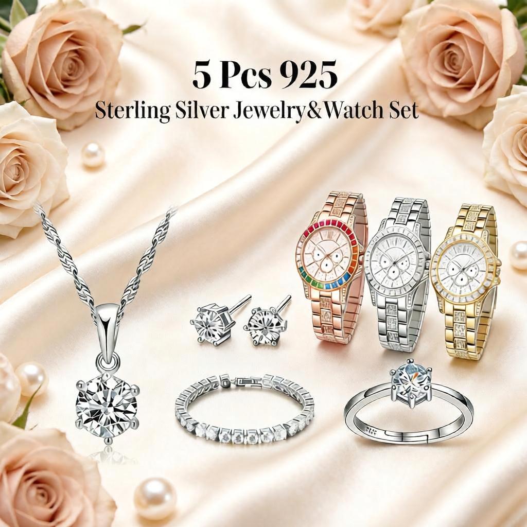 Pretty 925 Sterling Silver Geo - đánh giá và giá Best Jewelry Watches For Women