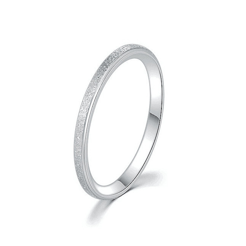Fashion Minimalist Frosted Thi - đánh giá và giá Minimalist Ring Stackable