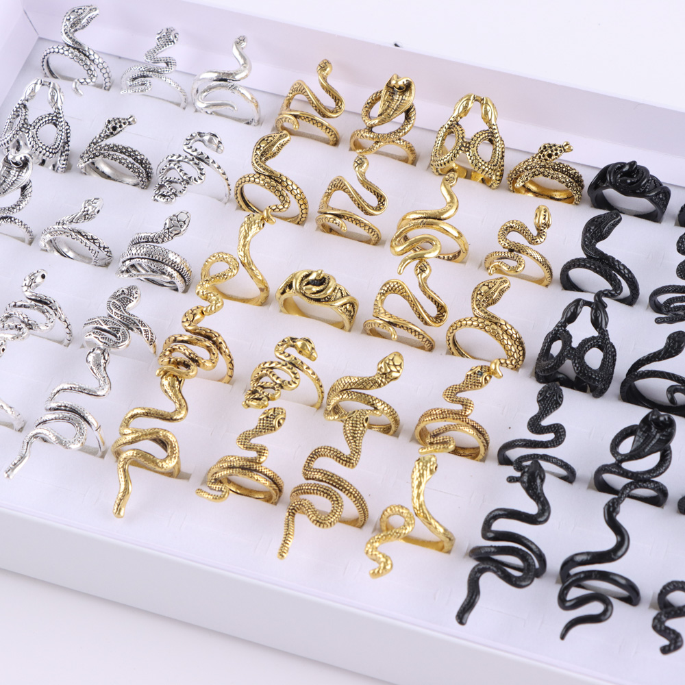 10/20/30/50Pcs/Lot Fashion Pun - đánh giá và giá Gothic Skull Ring