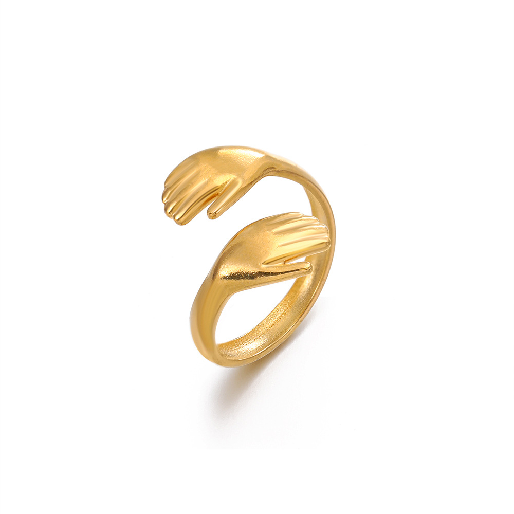 Interlocking Embrace Ring For  - đánh giá và giá Minimalist Ring Stackable