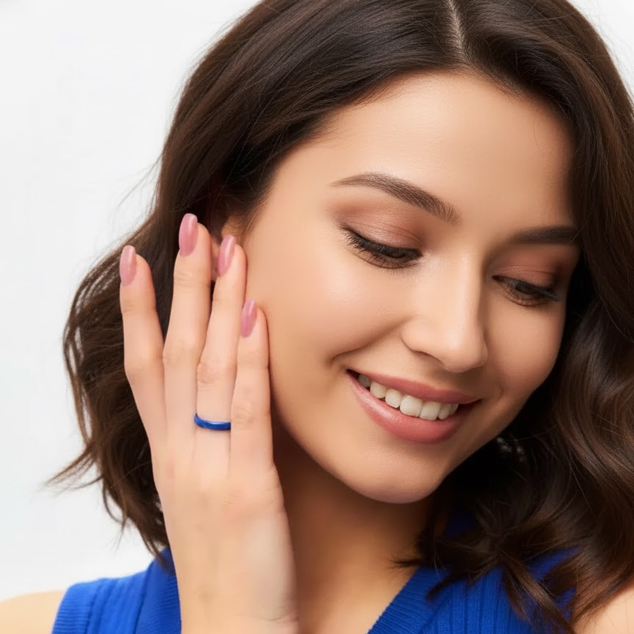 3mm Ceramic Wedding Band for W - đánh giá và giá Minimalist Ring Stackable