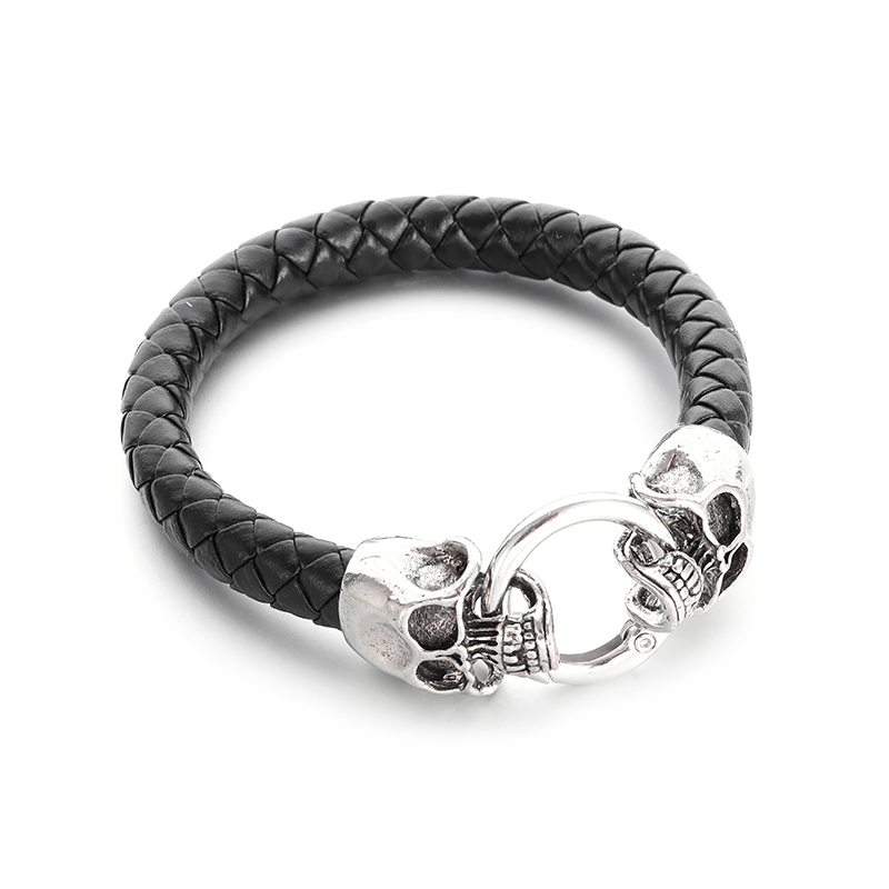 Gothic Double Skull Black Brai - đánh giá và giá Gothic Skull Ring
