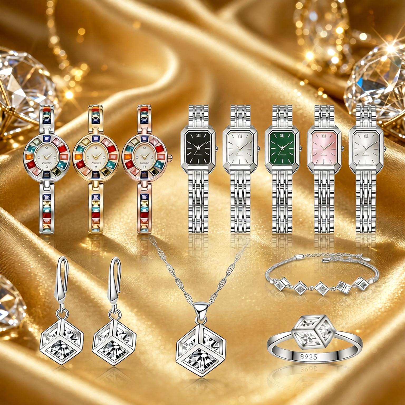 Exquisite 925 Sterling Silver  - đánh giá và giá Best Jewelry Watches For Women