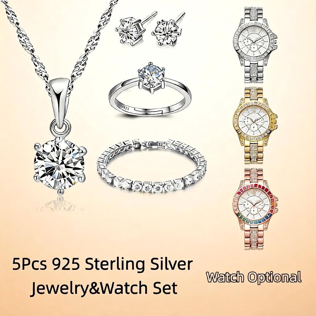 Exquisite 925 Sterling Silver  - đánh giá và giá Best Jewelry Watches For Women
