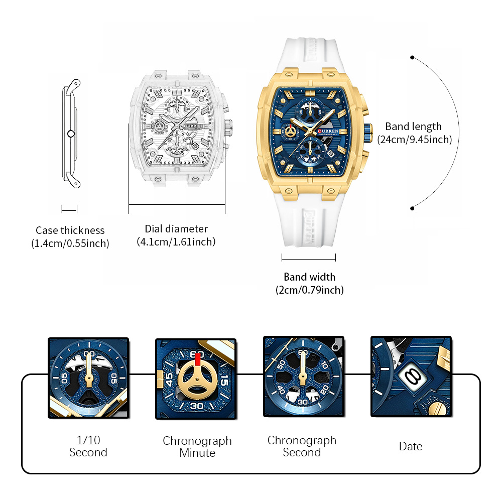 CURREN Luxury Vintage Watch fo - đánh giá và giá Jewelry For Watches