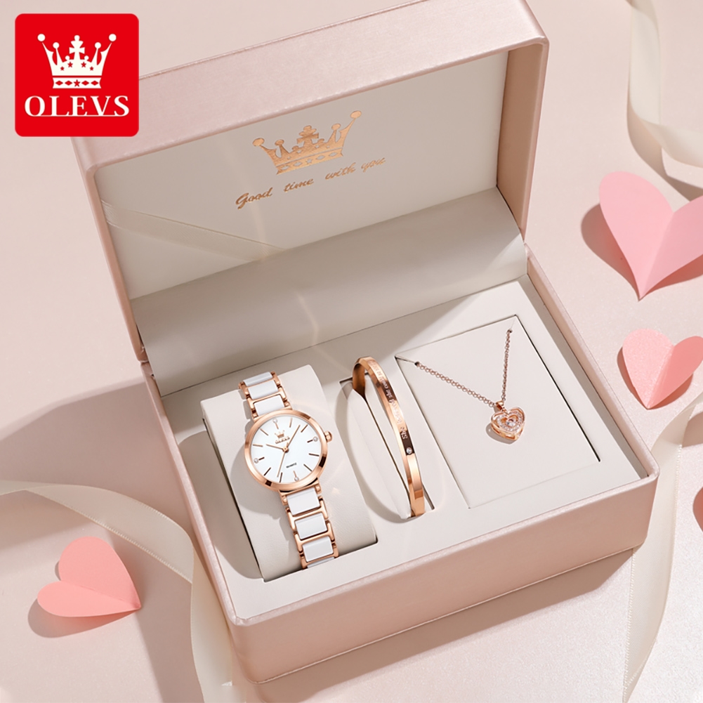 OLEVS Women Watch 5877 Luxury  - đánh giá và giá Jewelry For Watches