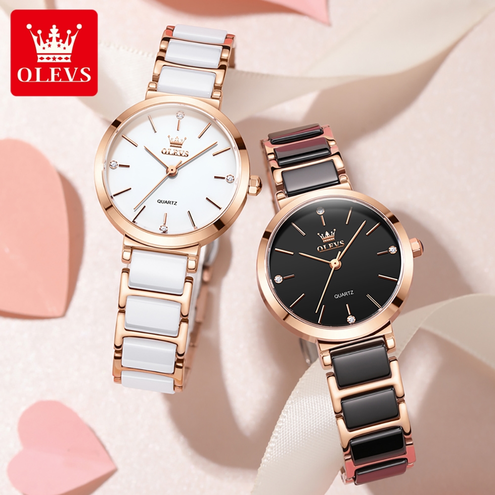 OLEVS Women Watch 5877 Luxury  - đánh giá và giá Jewelry For Watches