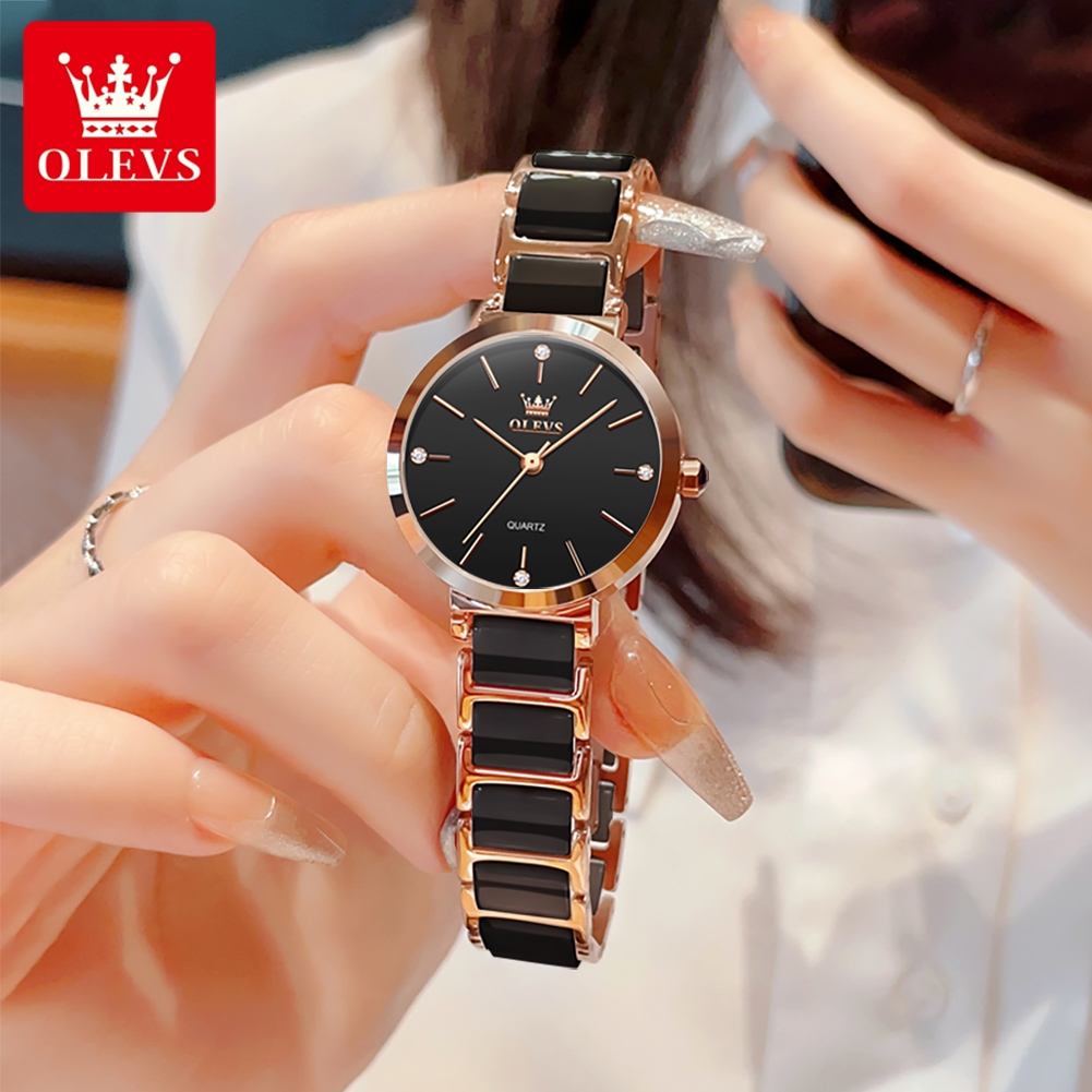 OLEVS Women Watch 5877 Luxury  - đánh giá và giá Jewelry For Watches