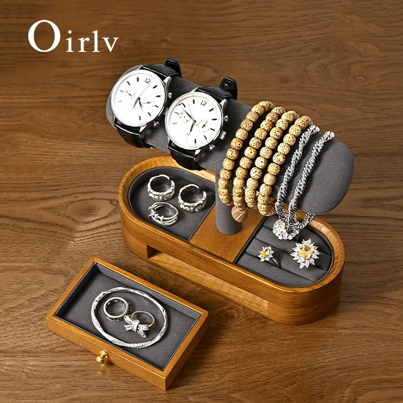 Oirlv Solid Wood Watch Organiz - đánh giá và giá Jewelry Watches & Accessories
