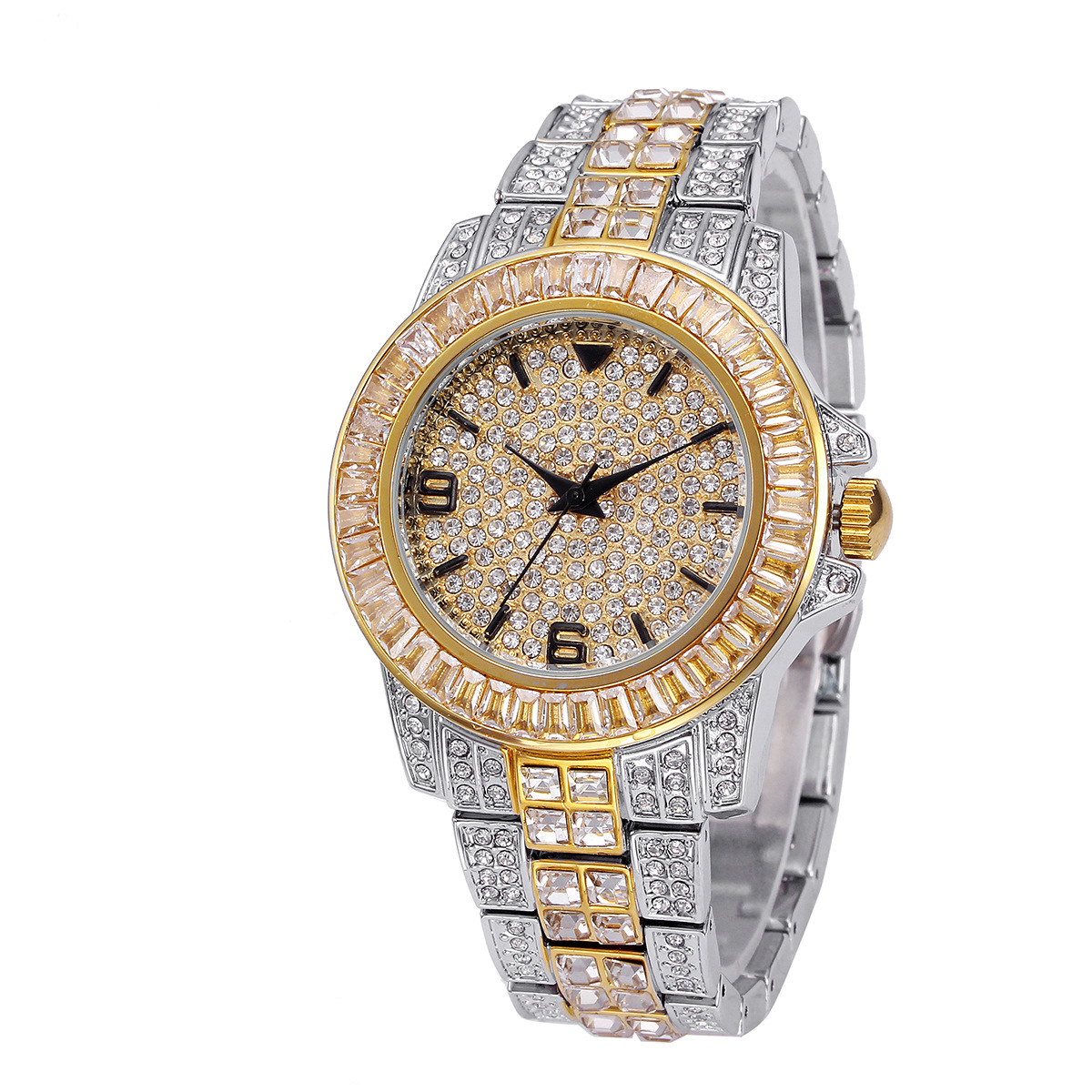 Luxury Full Stone Quartz Watch - đánh giá và giá Jewelry Watches & Accessories