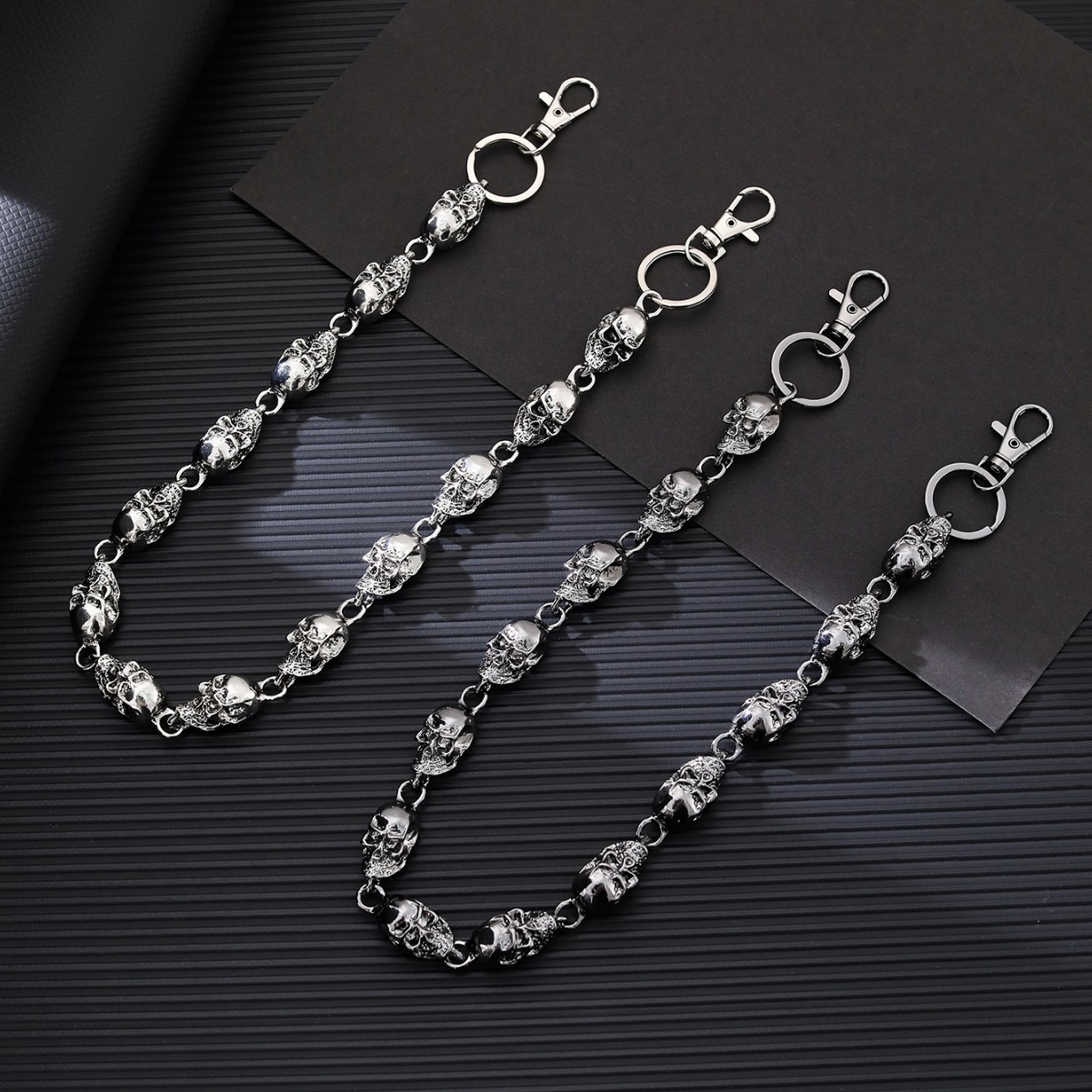 Skull Keychain Wallet Chain, P - đánh giá và giá Gothic Skull Ring