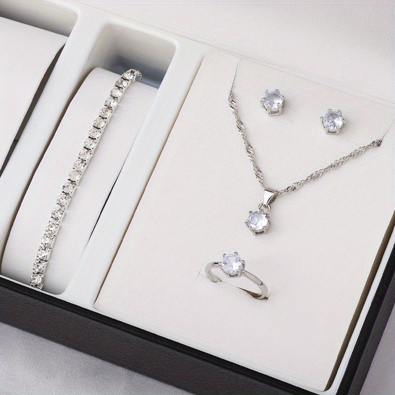 4-Piece Minimalist Zircon Jewe - đánh giá và giá Minimalist Ring Stackable