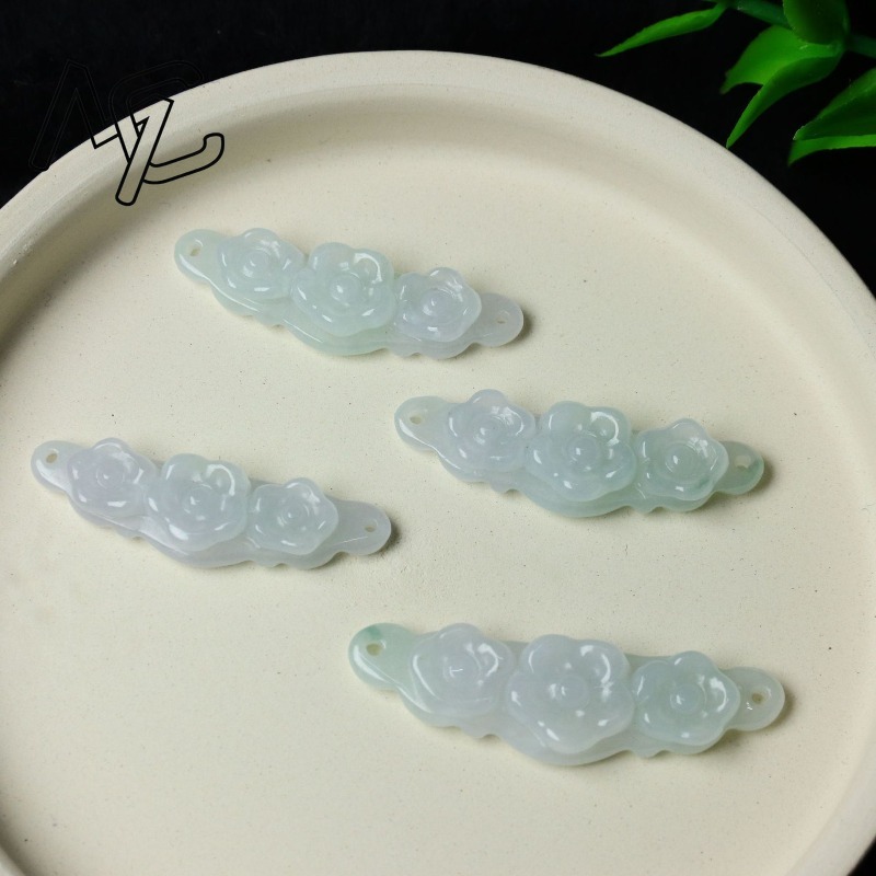 1pc Natural Jadeite Emerald Fl - đánh giá và giá Luxury Gifts Jewelry & Watches Namfleg Mostar
