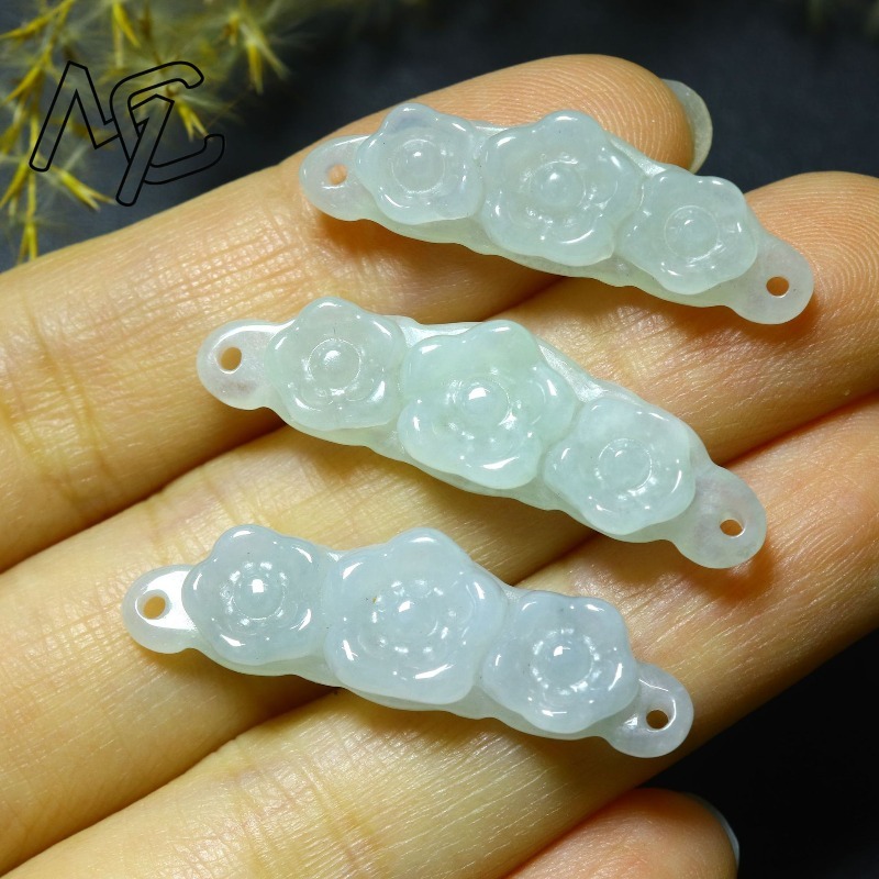 1pc Natural Jadeite Emerald Fl - đánh giá và giá Luxury Gifts Jewelry & Watches Namfleg Mostar