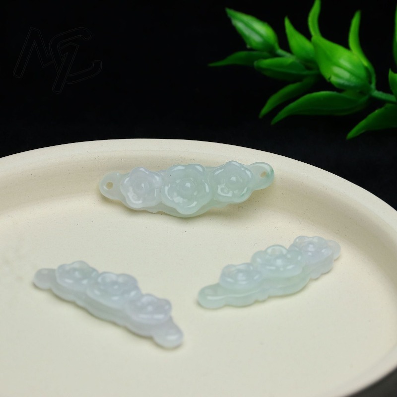 1pc Natural Jadeite Emerald Fl - đánh giá và giá Luxury Gifts Jewelry & Watches Namfleg Mostar