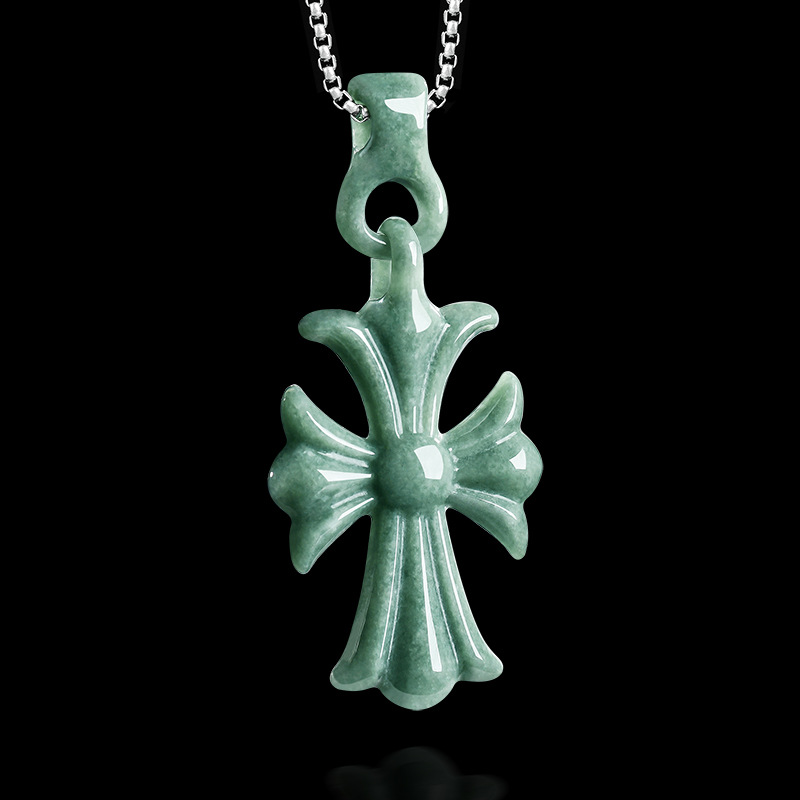 Natural Burmese Jadeite Cross  - đánh giá và giá Luxury Gifts Jewelry & Watches Namfleg Mostar