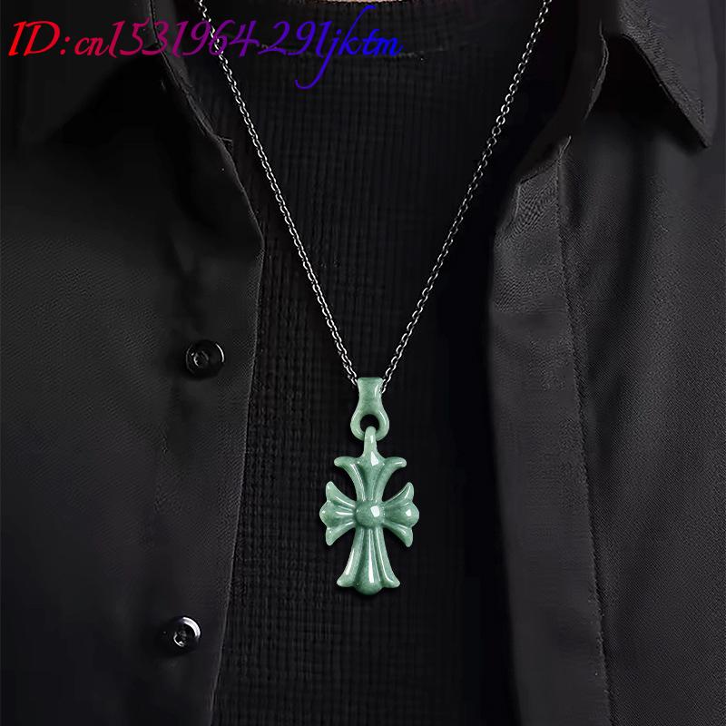 Natural Burmese Jadeite Cross  - đánh giá và giá Luxury Gifts Jewelry & Watches Namfleg Mostar