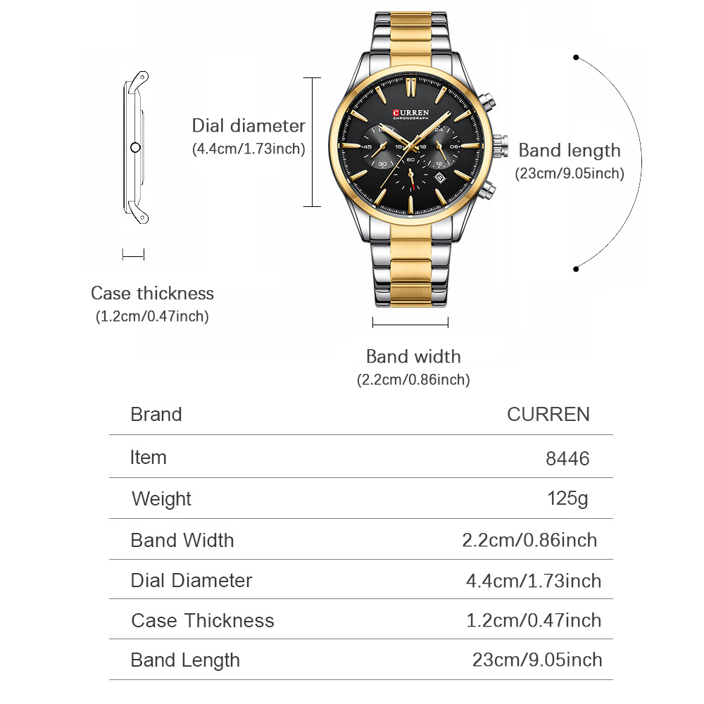 CURREN Casual Quartz Chrono Sp - đánh giá và giá Jewelry For Watches