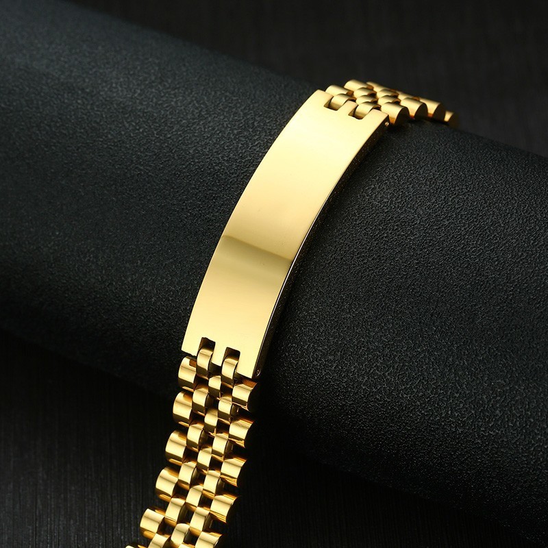 Vnox Nam Rộng 15 Mm ID Thẻ Vòn - đánh giá và giá Jewelry Watches Men