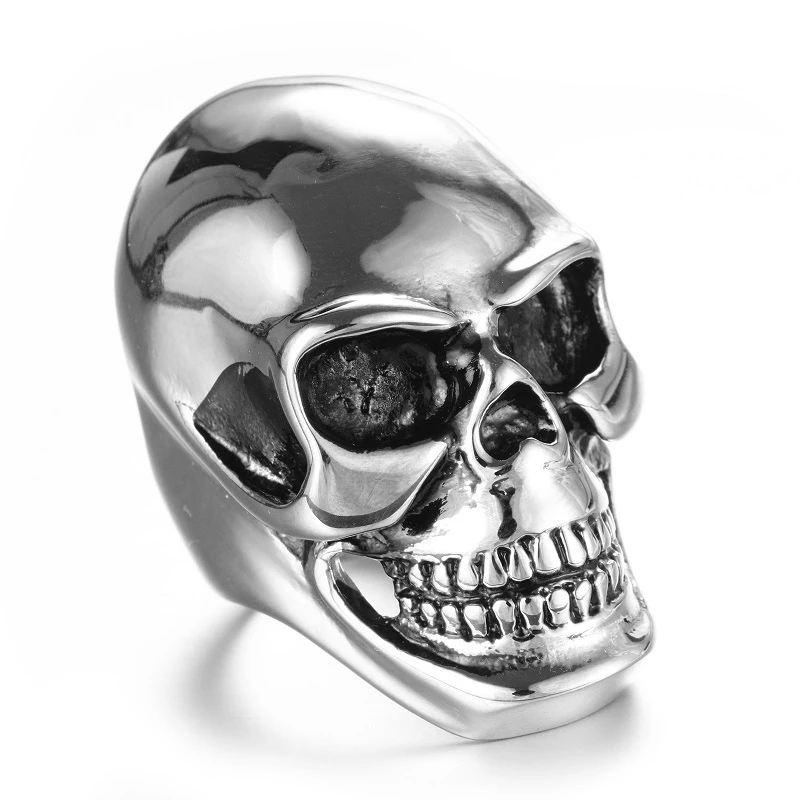 Mới Thoáng Mát Áo Bé Trai Goth - đánh giá và giá Gothic Skull Ring