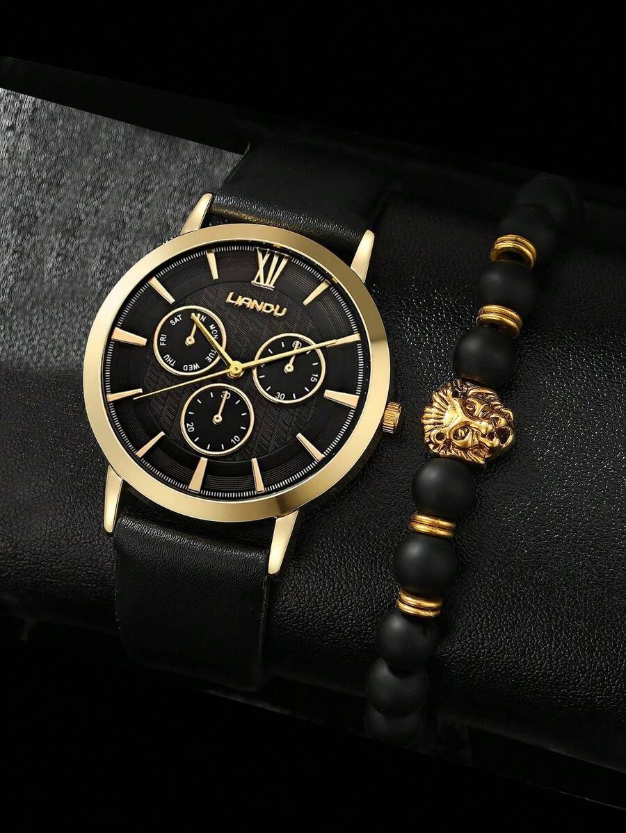 LIANDU LIANDU 1 Set Men's Fash - đánh giá và giá Leather Bracelet