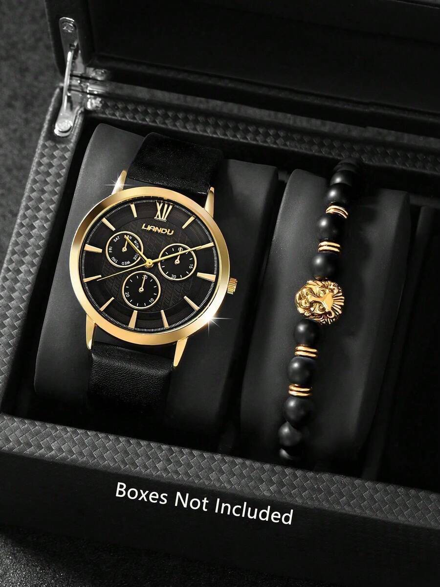 LIANDU LIANDU 1 Set Men's Fash - đánh giá và giá Leather Bracelet