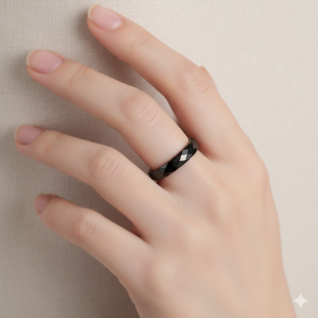 3mm Ceramic Wedding Band for W - đánh giá và giá Minimalist Ring Stackable