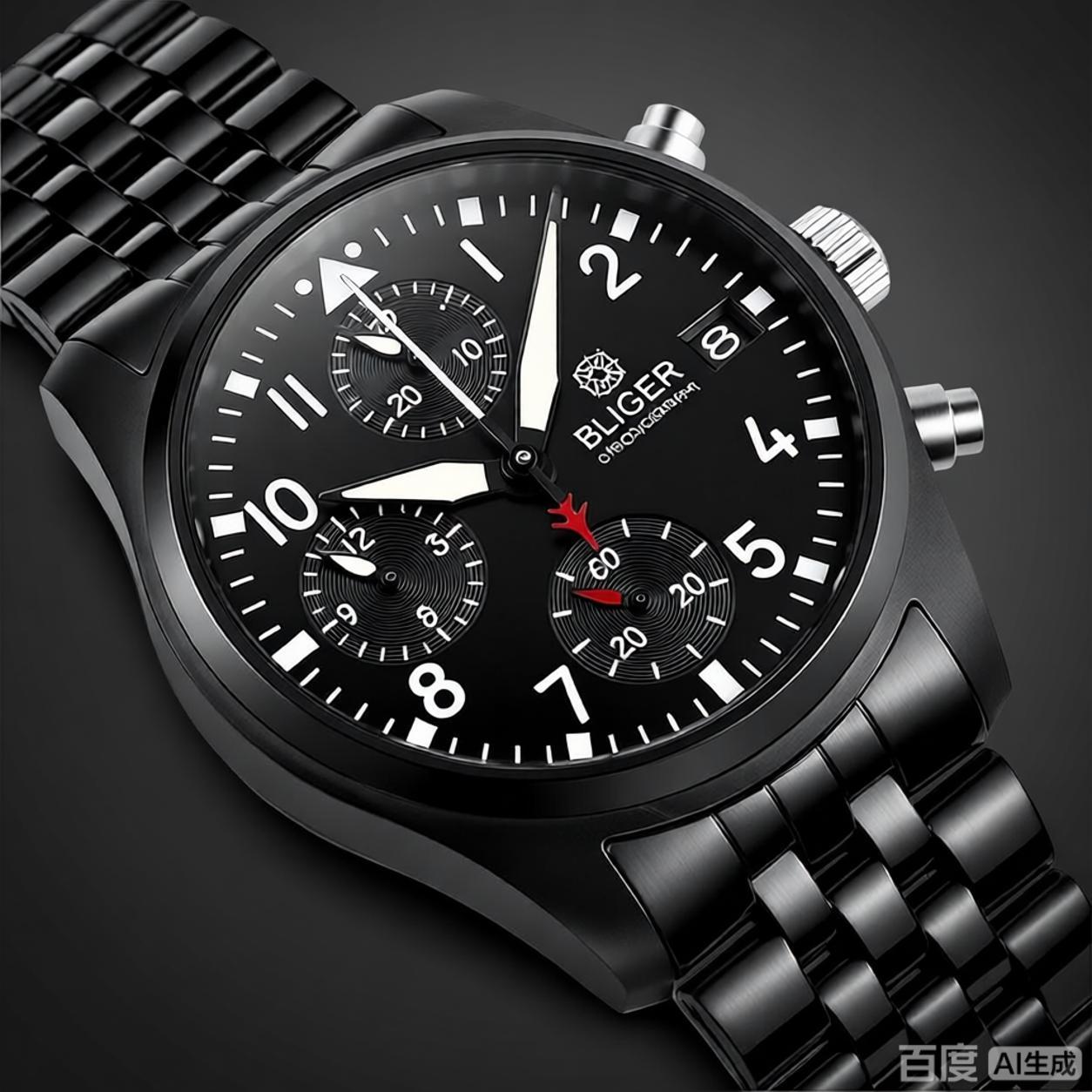 BLIGER Full Black Brushed 38mm - đánh giá và giá Jewelry For Watches