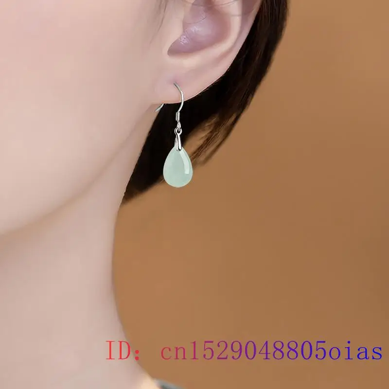 Burmese Jade Water Drop Earrin - đánh giá và giá Luxury Gifts Jewelry & Watches Namfleg Mostar