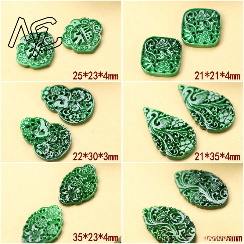 2pcs DIY Natural Dry Green Eme - đánh giá và giá Luxury Gifts Jewelry & Watches Namfleg Mostar
