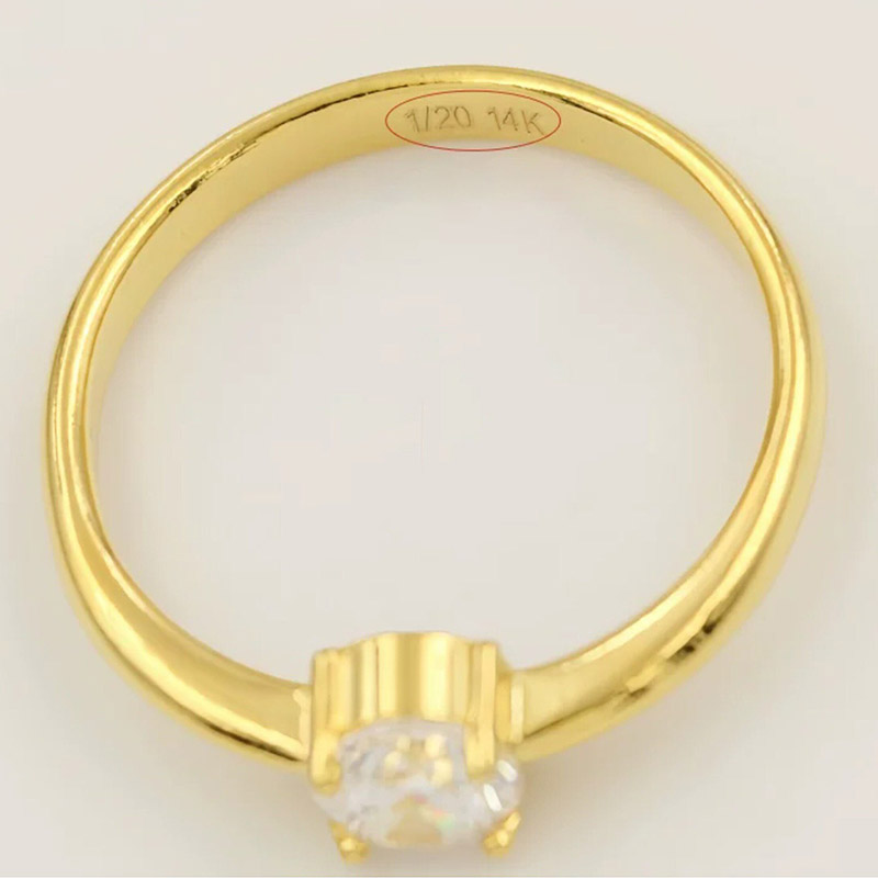 14K Gold Filled 5A CZ Ring for - đánh giá và giá Minimalist Ring Stackable