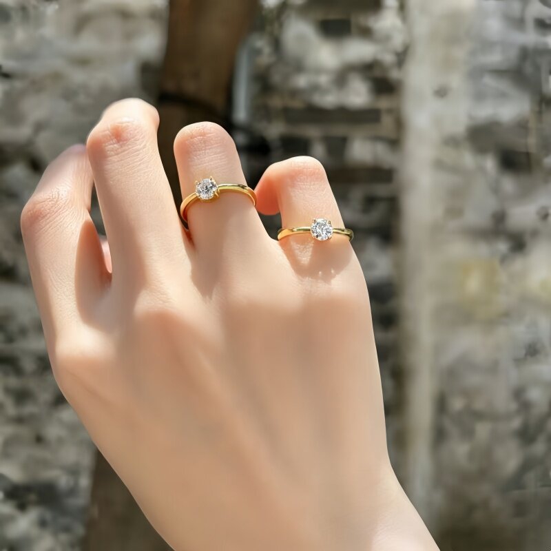 14K Gold Filled 5A CZ Ring for - đánh giá và giá Minimalist Ring Stackable