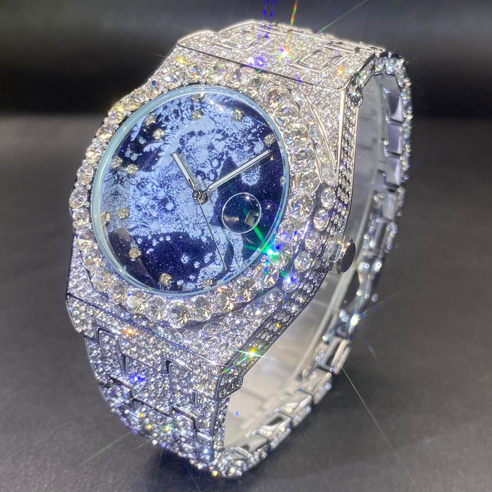 2026 Hip Hop Mens Quartz Watch - đánh giá và giá Jewelry Watches Men