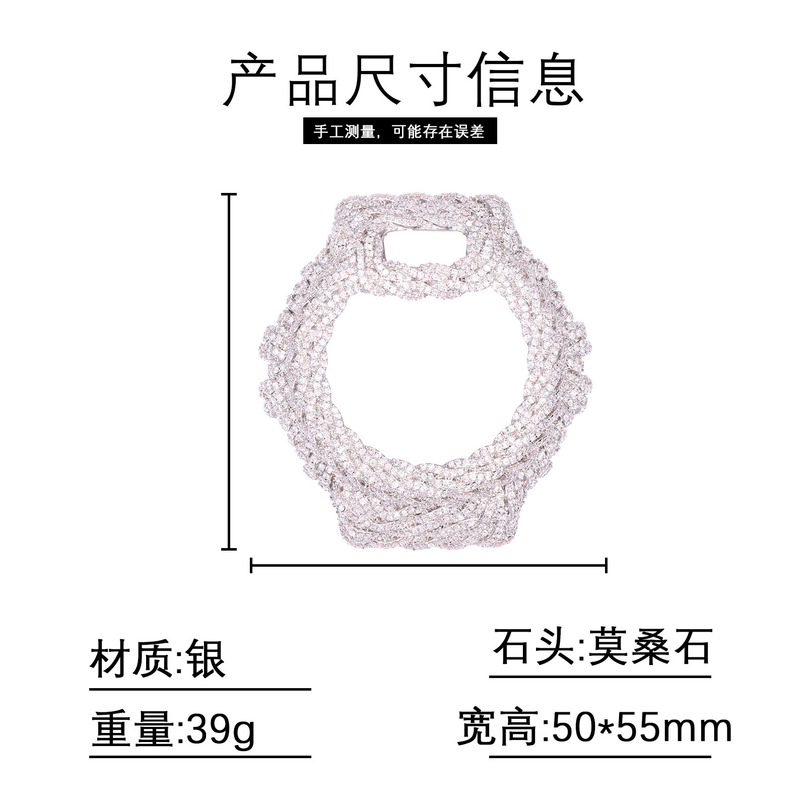 Hip Hop Moissanite Paved Bling - đánh giá và giá Jewelry Watches Men