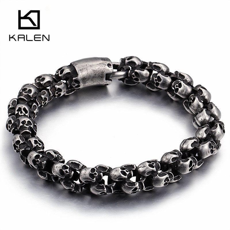 Kalen Punk Dài Matte Đầu Lâu V - đánh giá và giá Gothic Skull Ring