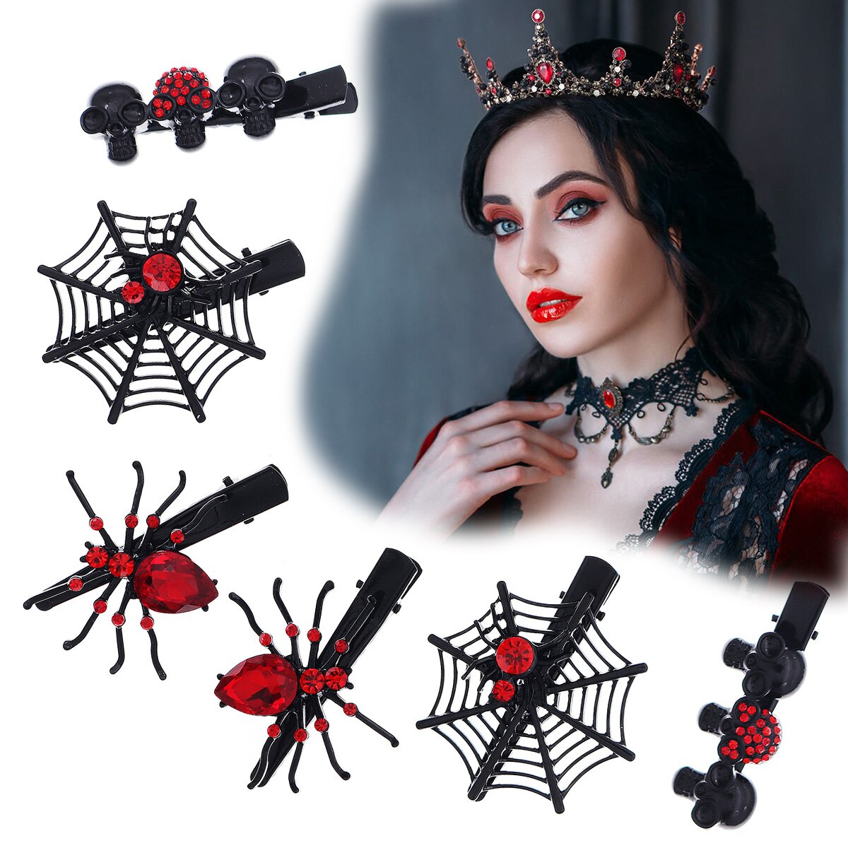 Gothic Punk Black Spider Anima - đánh giá và giá Gothic Skull Ring