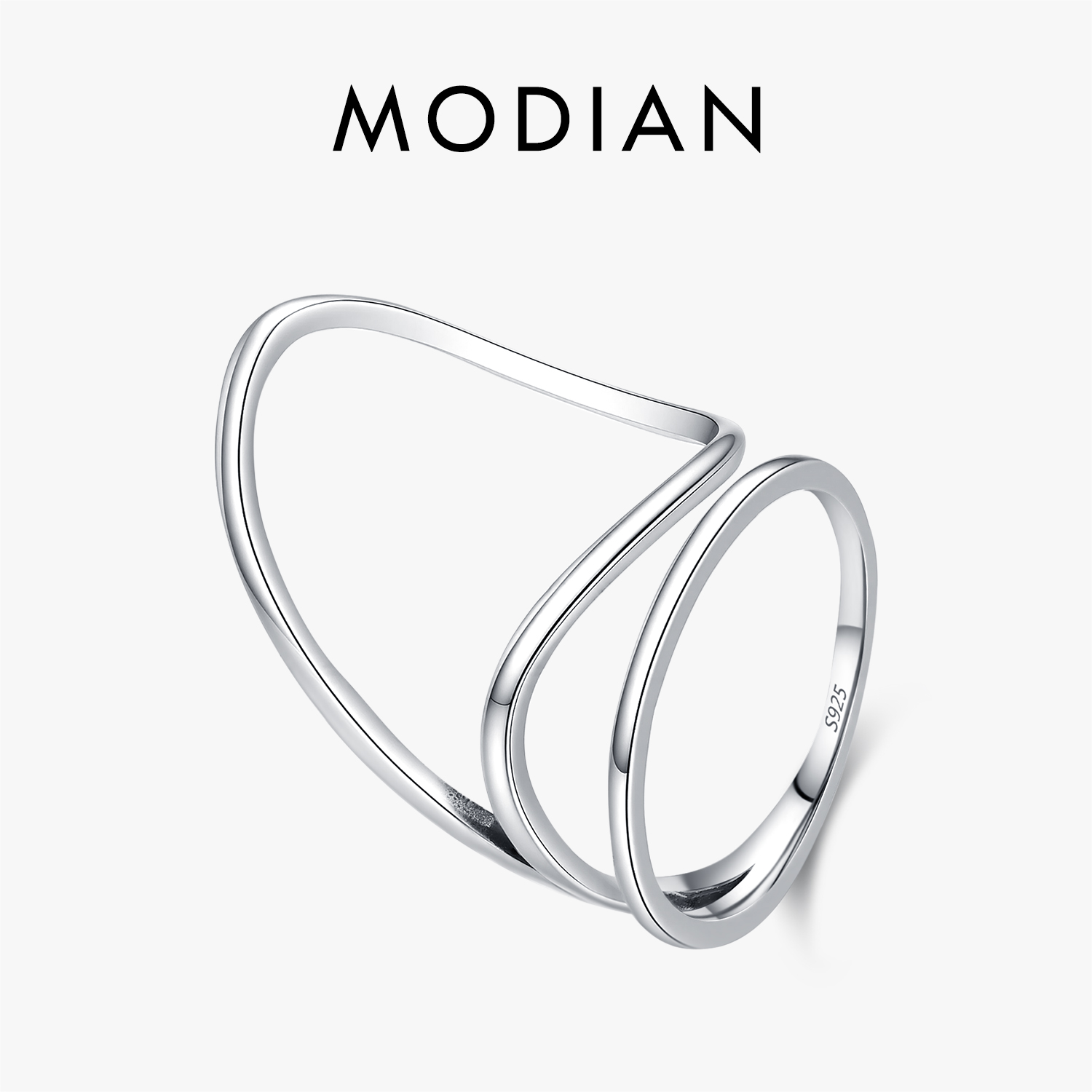 MODIAN 925 Sterling Silver Min - đánh giá và giá Minimalist Ring Stackable