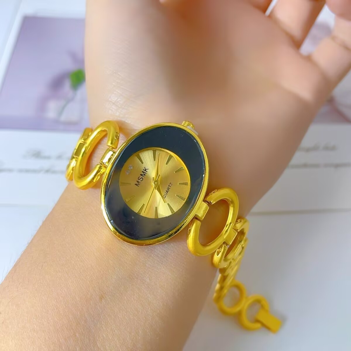 New American 24K Gold Plated W - đánh giá và giá Jewelry Watches & Accessories